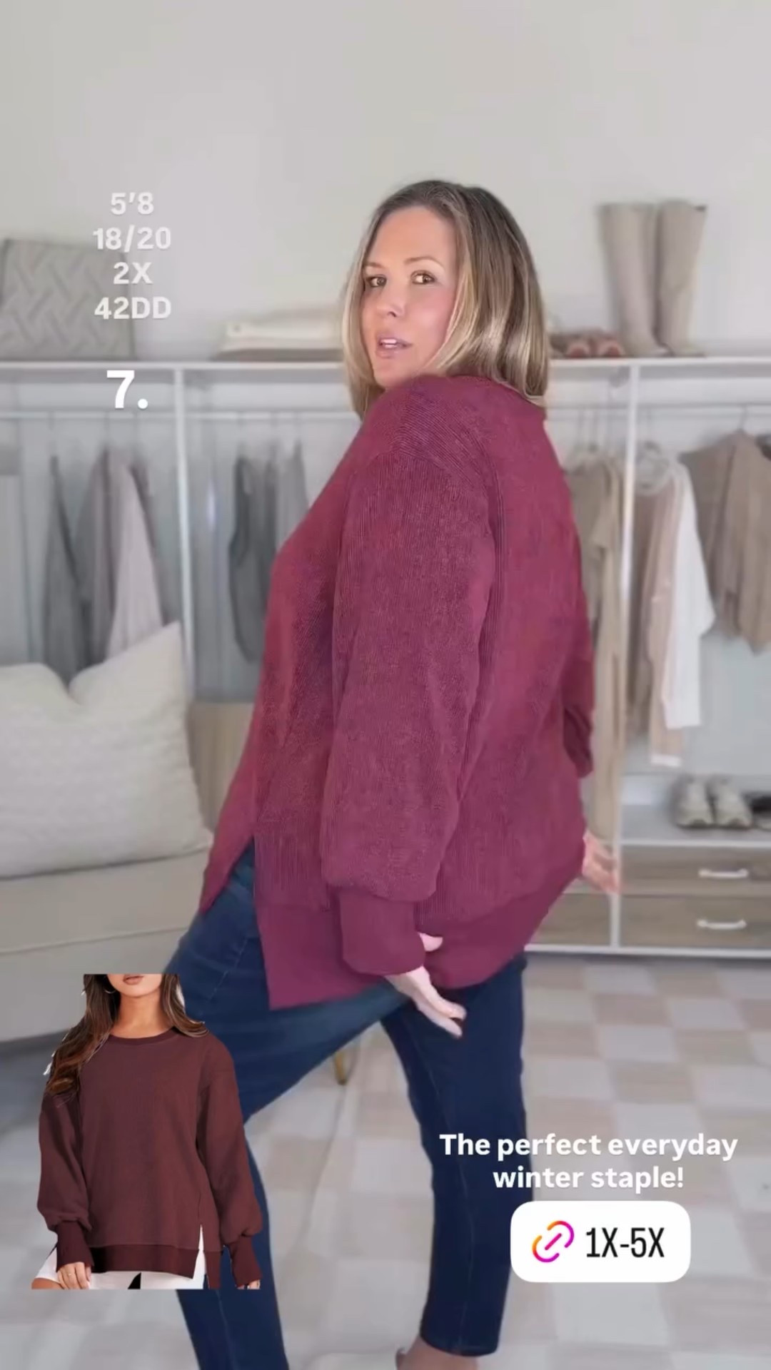 The perfect everyday winter staple! Wearing a 3X in the top and 20W in the jeans! 

Plus size fashion, everyday outfit ideas, trendy fashion, amazon finds, amazon outfit ideas, amazon fashionn

#LTKMidsize #LTKFindsUnder50 #LTKPlusSize