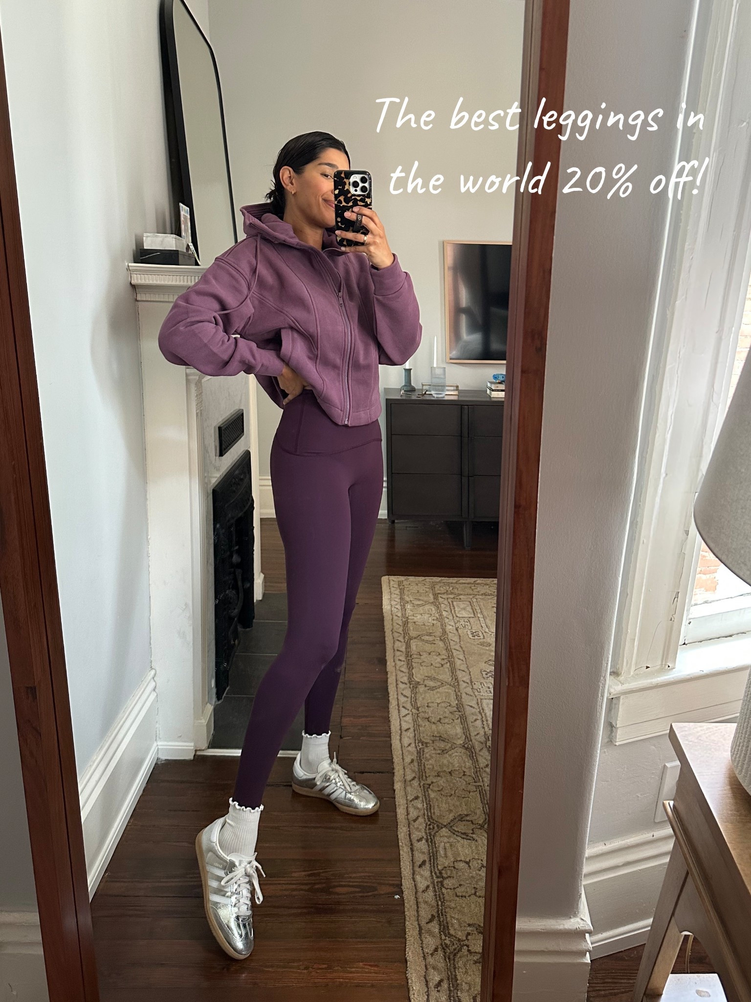 Sweatshirt - XS
Leggings - Smalll

#LTKmomlife #LTKSpringSale #LTKActive