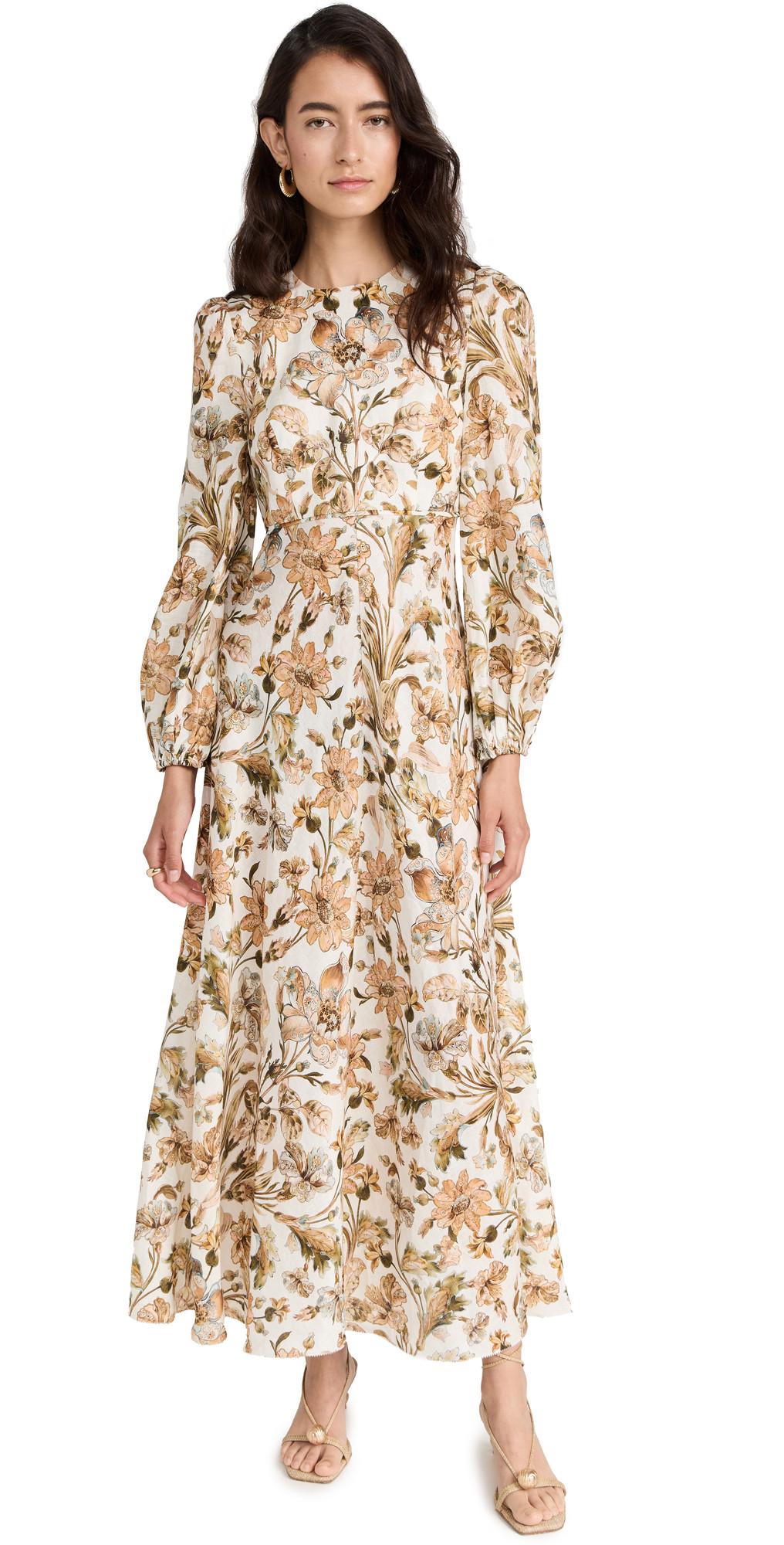 Zimmermann Chintz High Neck Dress | Shopbop
