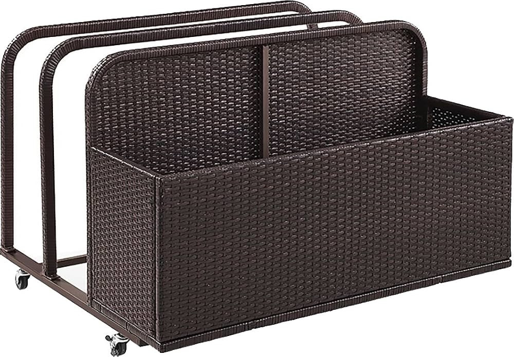 Crosley Furniture Palm Harbor Wicker Outdoor Storage Pool Caddy for Toys, Floats, Patio Furniture... | Amazon (US)