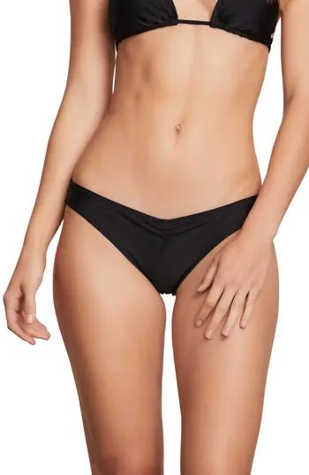 Women's Volcom Simply Solid V Cheeky Bikini Bottom | Nordstrom