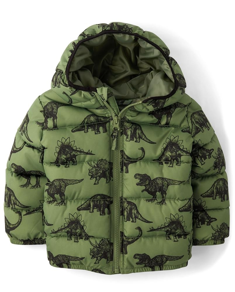 The Children's Place Baby and Toddler Boys' Medium Weight Wind-Resistant, Water-Resistant Puffer ... | Amazon (US)