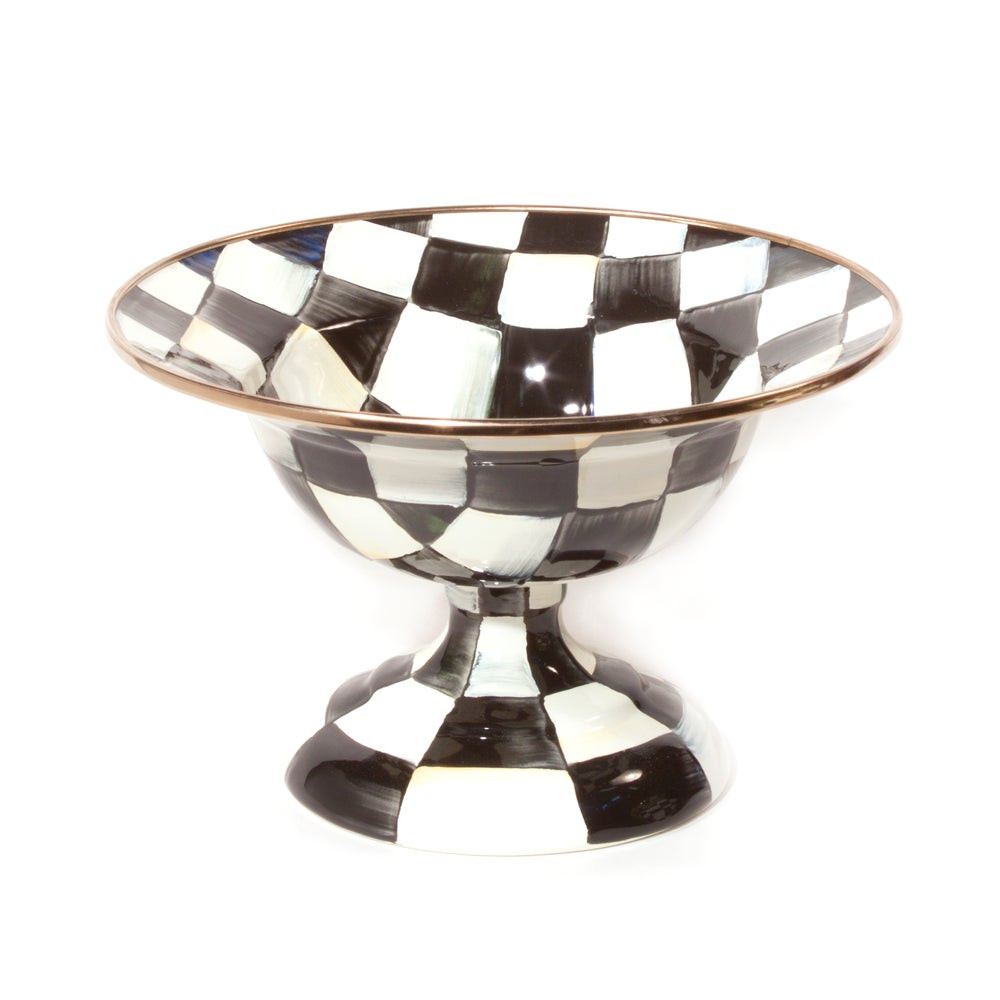 Courtly Check Small Compote | MacKenzie-Childs