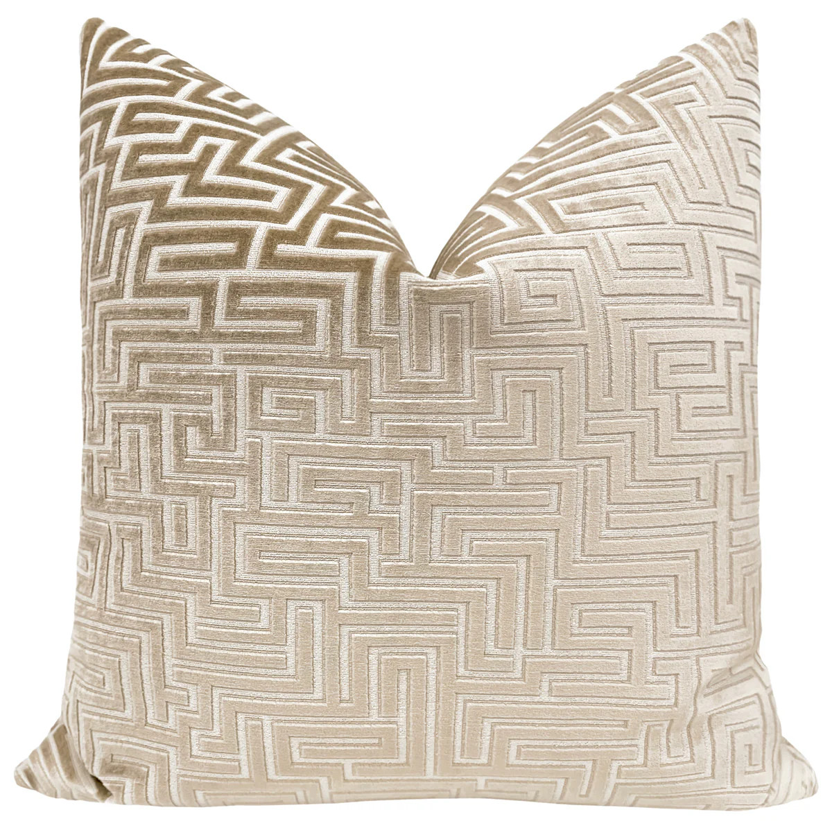 LABYRINTH CUT VELVET // CHAMPAGNE | LITTLE DESIGN LLC