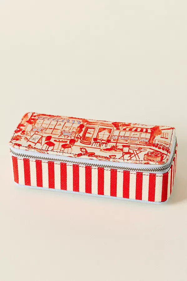 Damson Madder Striped Fabric Jewelry Box | Anthropologie (US)