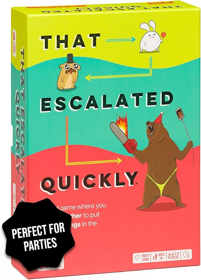 That Escalated Quickly by Exploding Kittens - 2-8 Players - Ages 10+ - 15 Minutes to Play - Hilar... | Amazon (UK)
