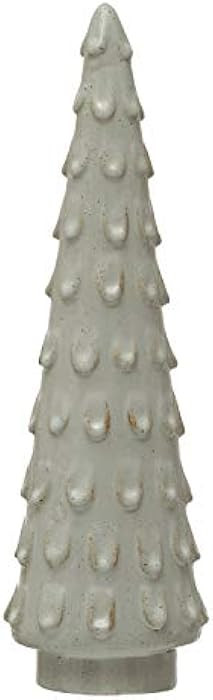 Amazon.com: Creative Co-Op 3" Round x 10-3/4"H Stoneware Tree, Reactive Glaze, White (Each One Wi... | Amazon (US)