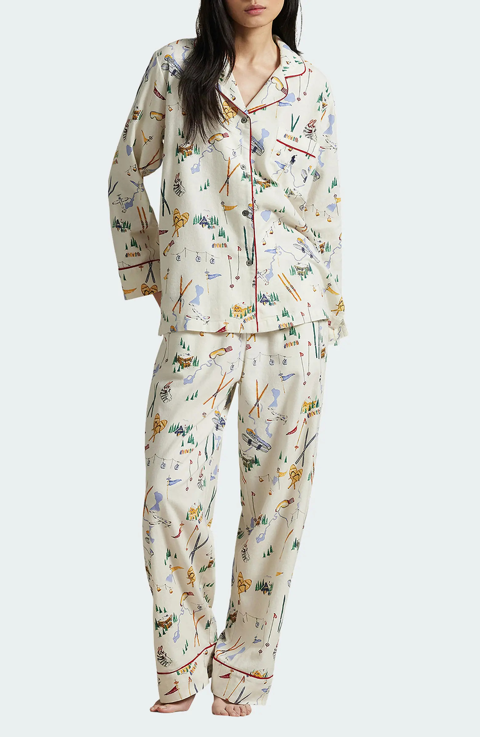 Madison Print Cotton Pajamas | Nordstrom