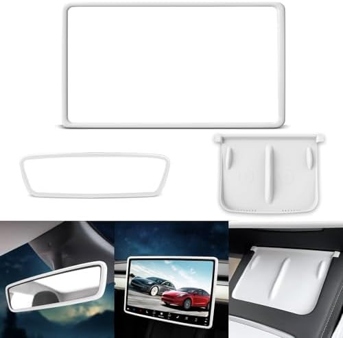 Farmogo Center Console Wireless Charger Mat, Screen and Rearview Mirror Protector Frame, Anti-Sli... | Amazon (US)