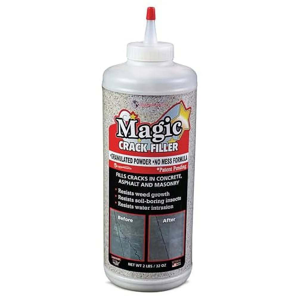 Magic Crack Filler 2LB Concrete Grey, for Filling in Concrete Cracks on Driveways, Walkways and P... | Walmart (US)