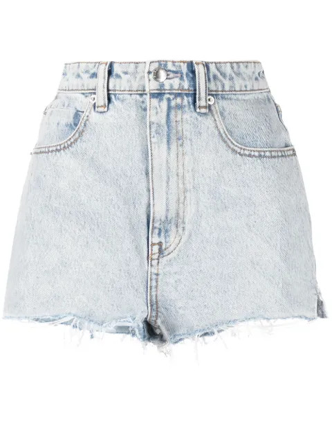 frayed denim shorts | Farfetch (UK)