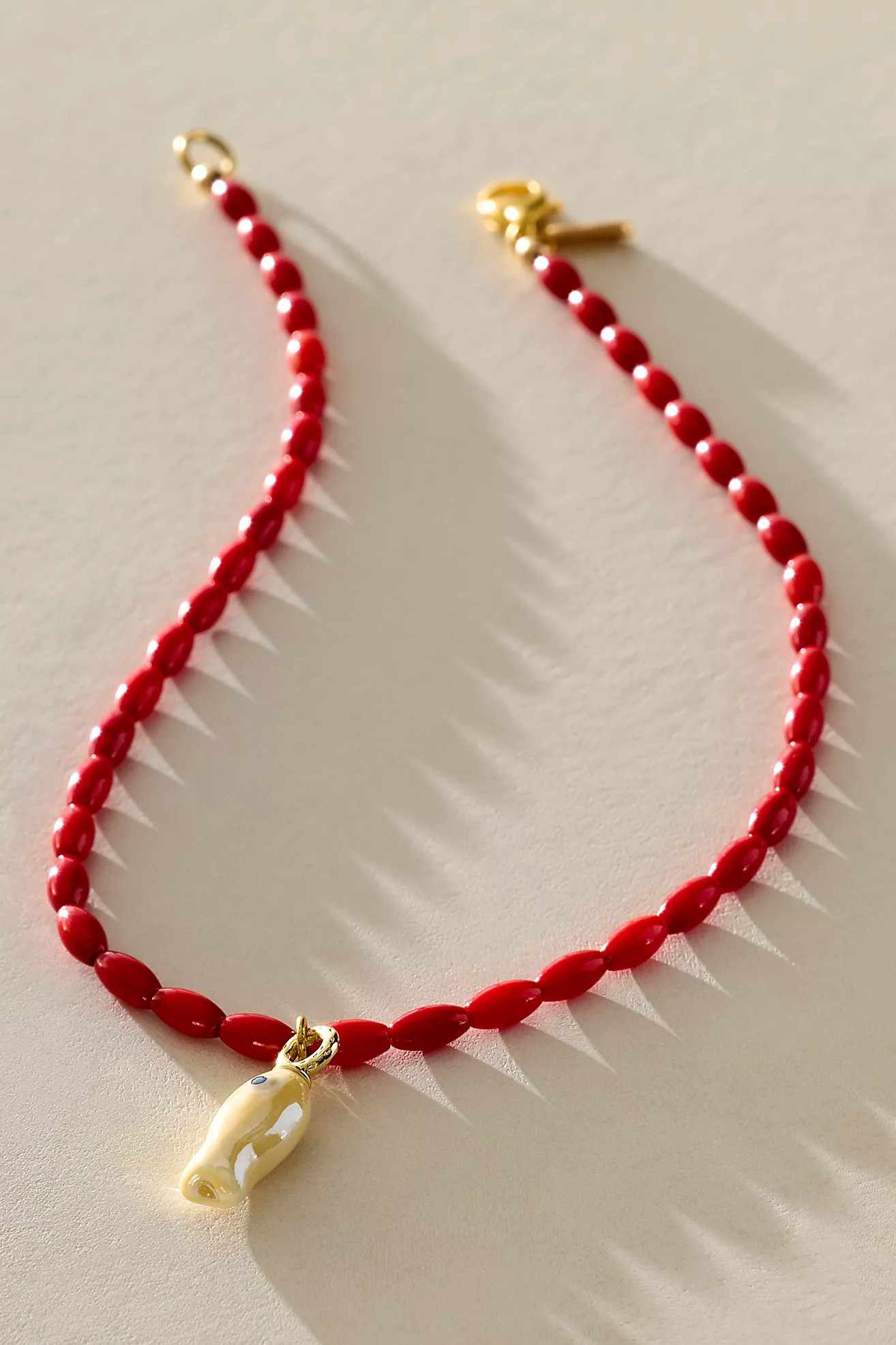 Logan Tay Beaded Fish Necklace | Free People (Global - UK&FR Excluded)