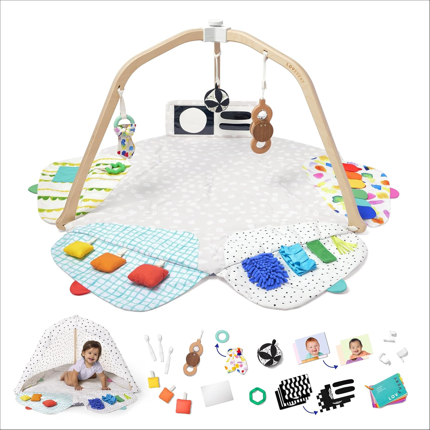 LOVEVERY | The Play Gym | Award Winning For Baby , Stage-Based Developmental Activity Gym & Play ... | Amazon (US)
