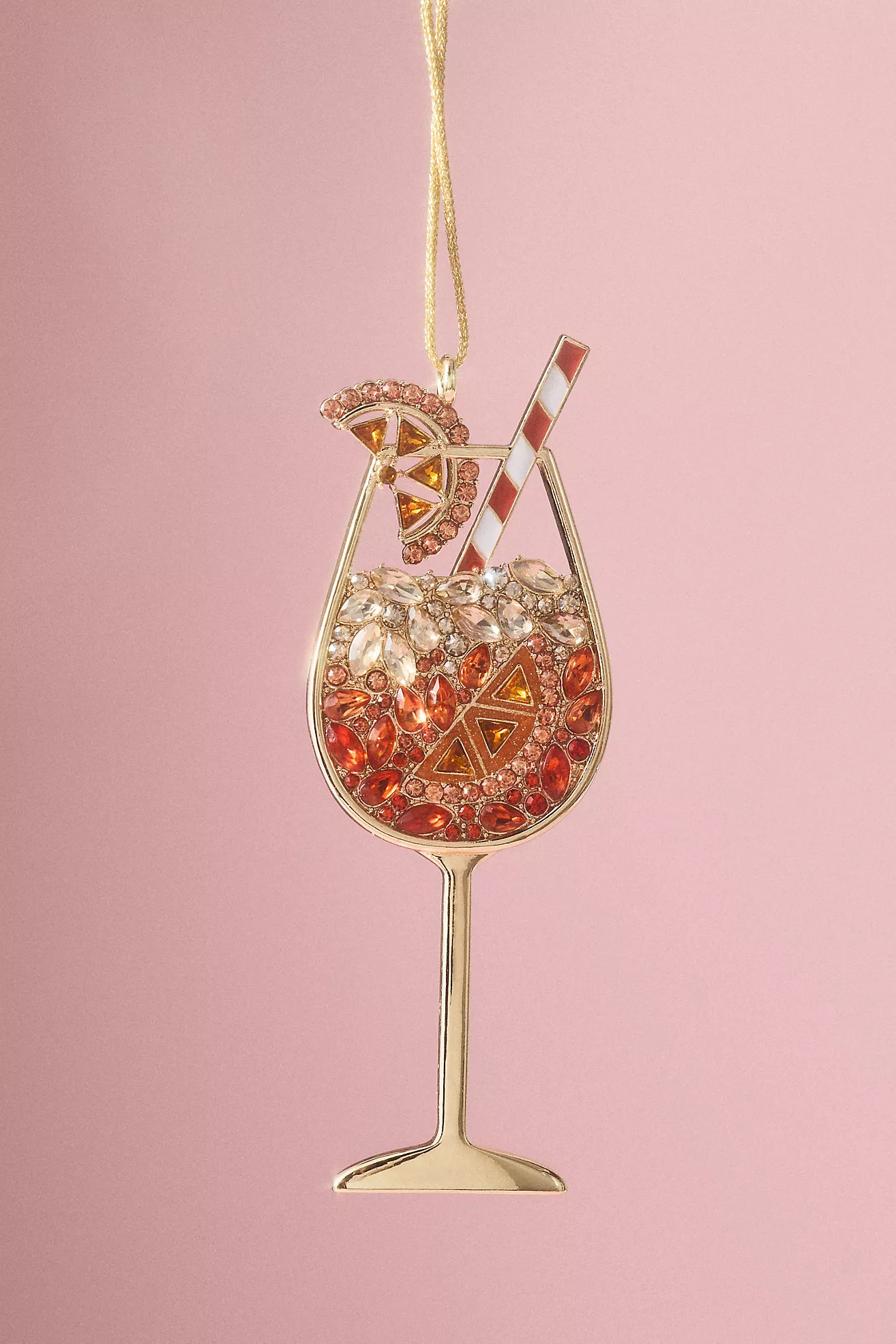 BaubleBar x Anthropologie Jeweled Cocktail Ornament | Anthropologie (US)