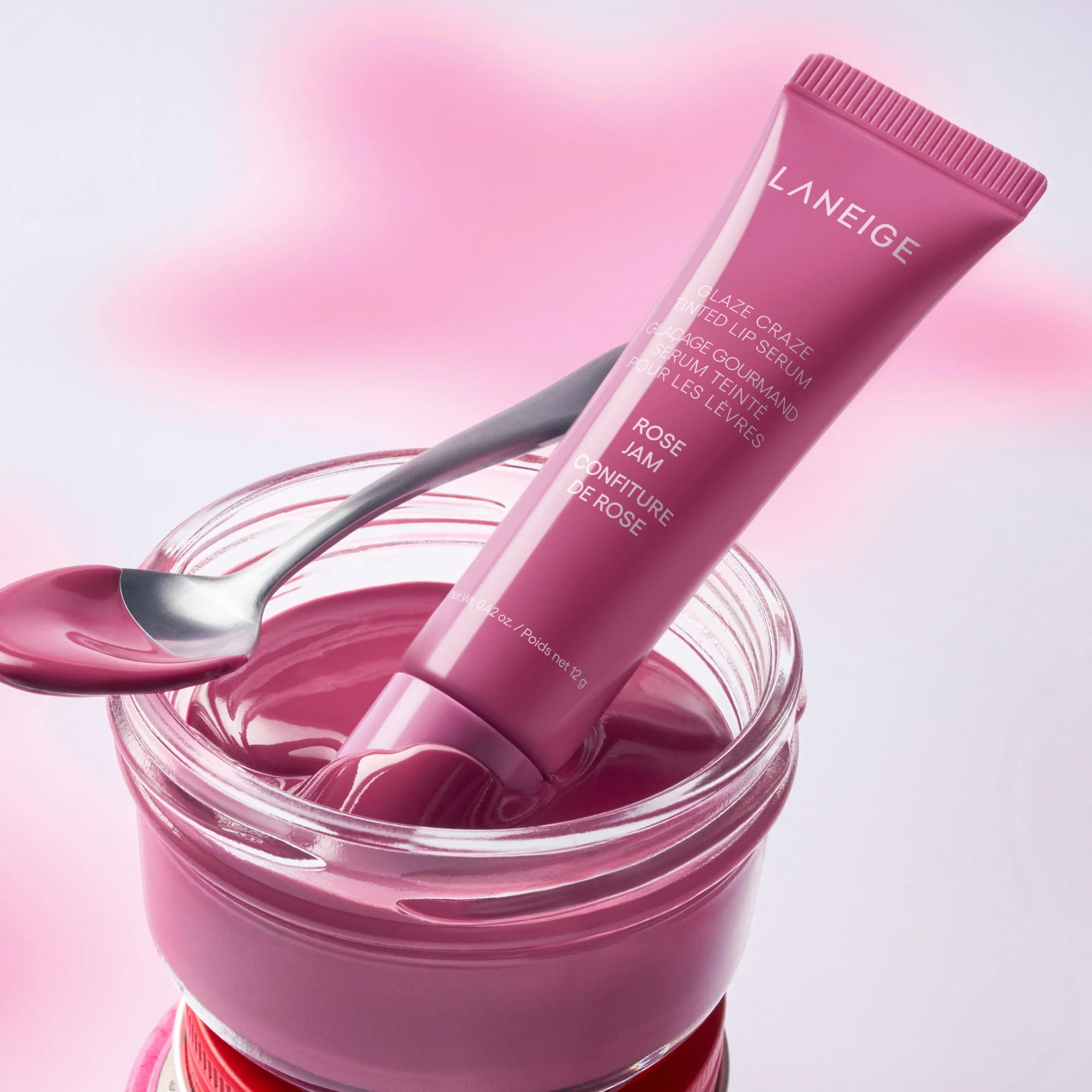 Glaze Craze Tinted Lip Serum - ROSE JAM (MUTED PINK) | Laneige (US)