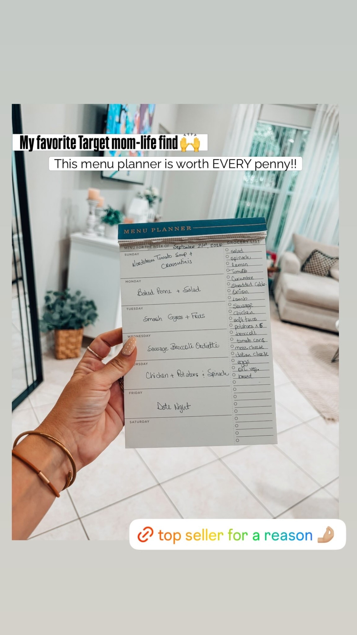 My favorite menu planner!!!🙌

#LTKmomlife #LTKdayinmylife #LTKfoodie