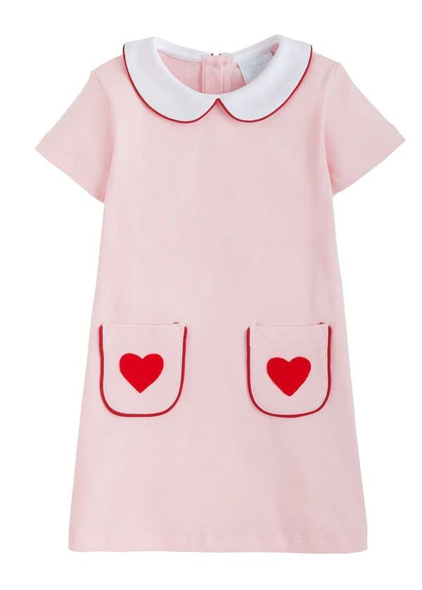 Hearts Applique Libby Dress | Little English