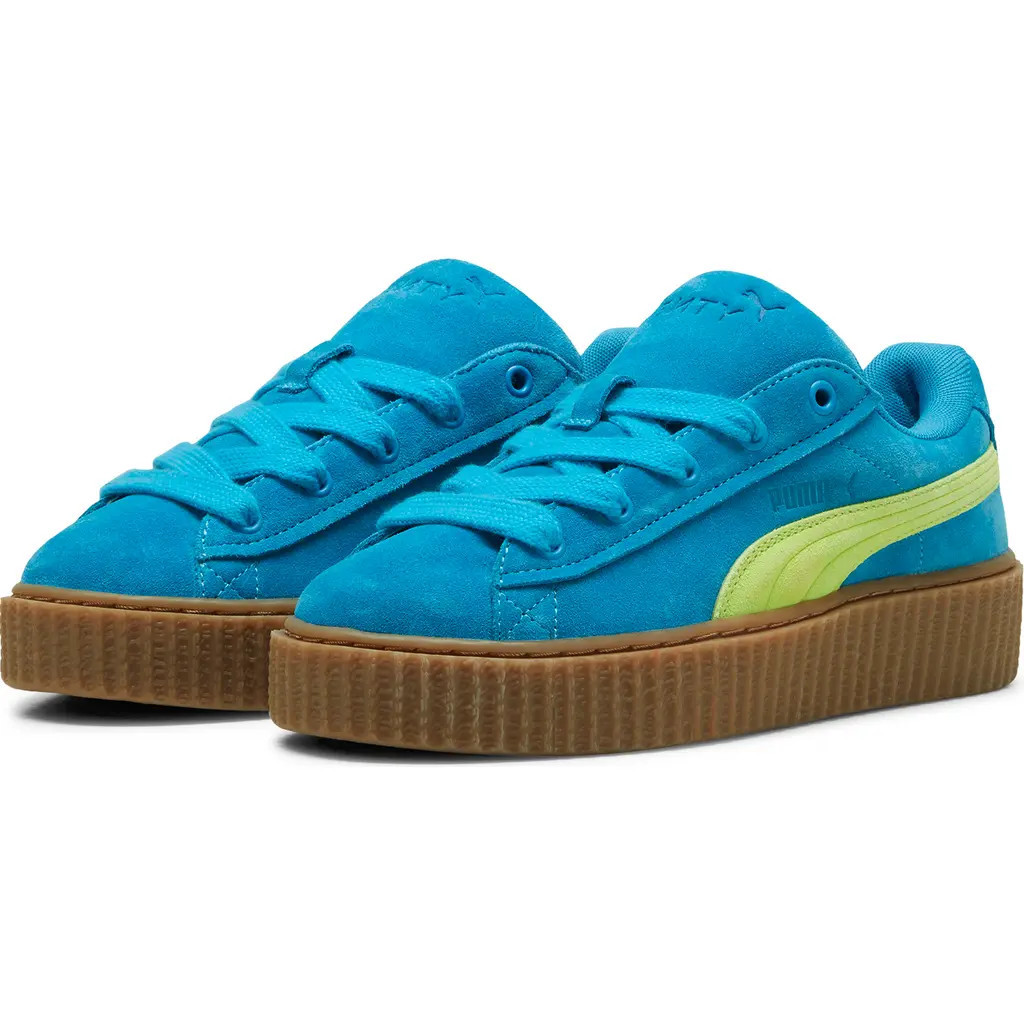 PUMA x FENTY Creeper Sneaker in Speed Blue-Lime Pow-Gum at Nordstrom Rack, Size 8 | Nordstrom Rack