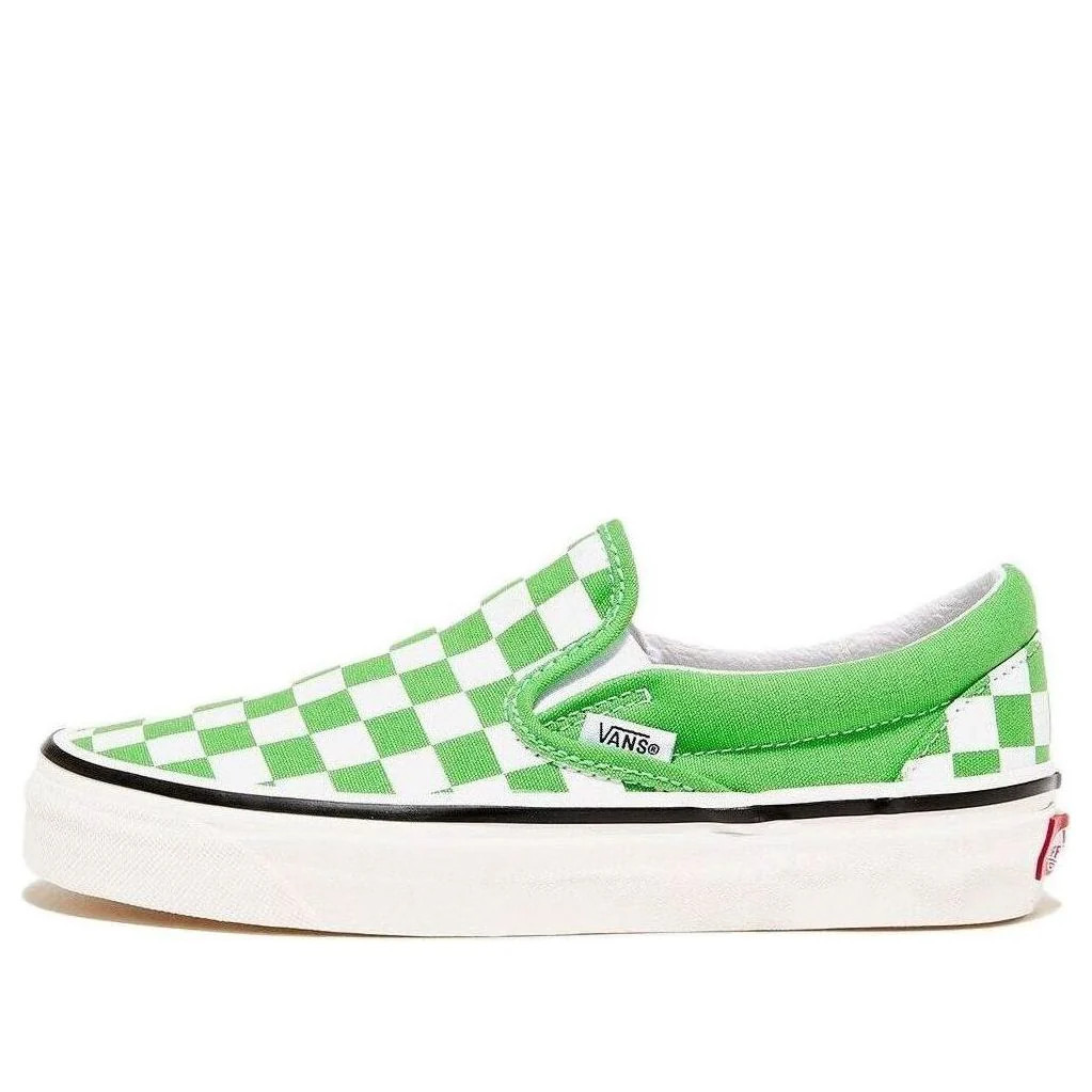 Vans Classic Slip-On 98 DX 'Checkerboard-Classic Green' VN0A7Q581OZ | KICKS CREW