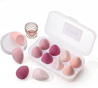 Spotential 8 PCS Makeup Sponge with Holder Case Set, Makeup Sponges Blender Beauty Sponge Makeup ... | Amazon (US)