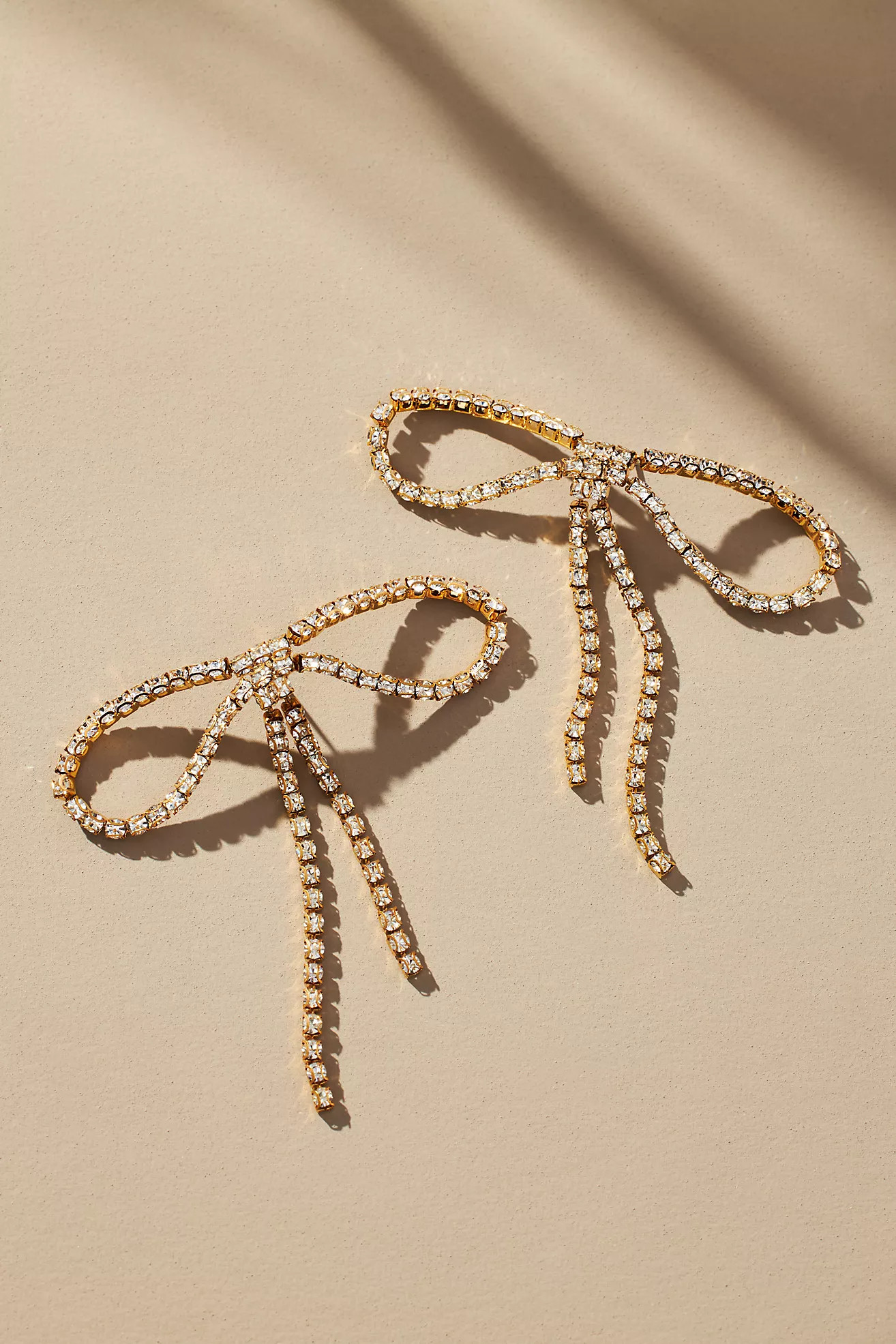 Crystal Bow Earrings | Anthropologie (US)