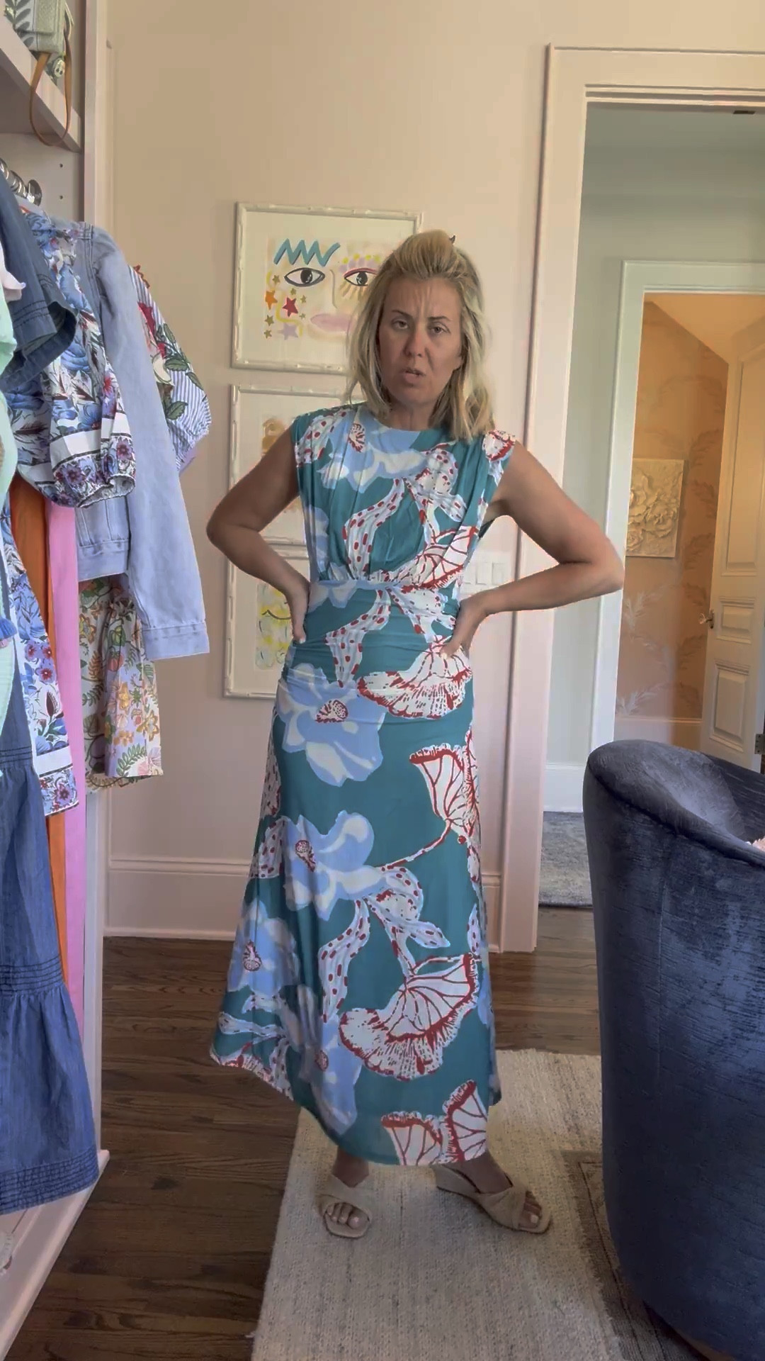 Gorgeous dress from Cleobella! The ruching & silhouette of this dress is so flattering. This one can totally be dressed up or down.
*Use code mixandmatch15 

#LTKdayinmylife #LTKmomlife #LTKOver40