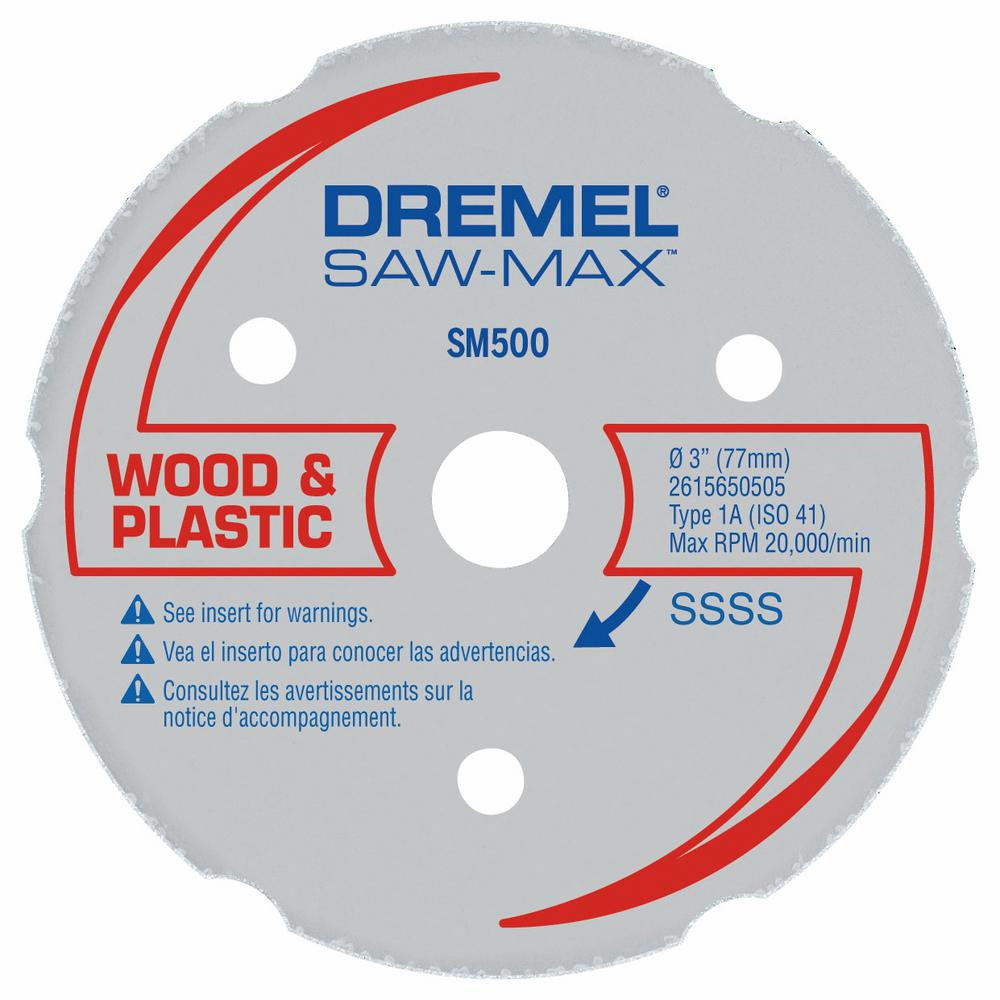 3 In. Saw-Max Wood and Plastic Carbide Wheel | The Home Depot