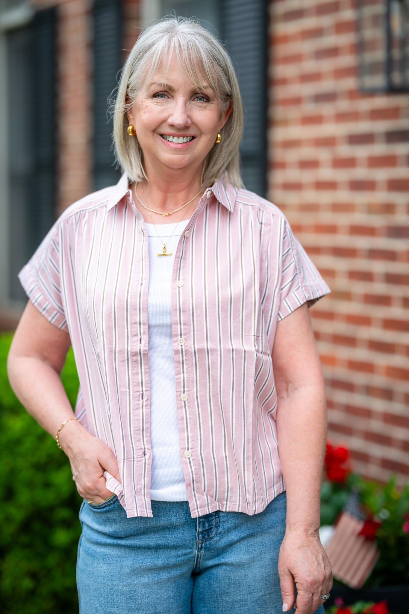 Styling denim shorts for summer.

#LTKTravel #LTKSeasonal #LTKmomlife