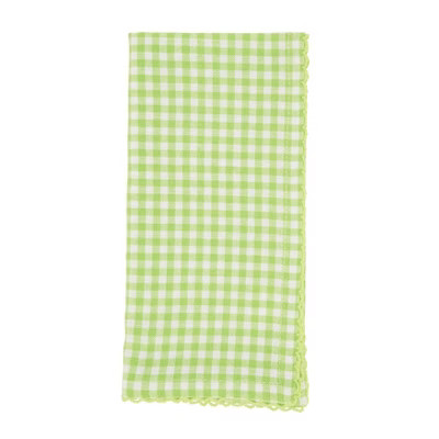 Saro Lifestyle Table Napkins With Gingham Design | Target