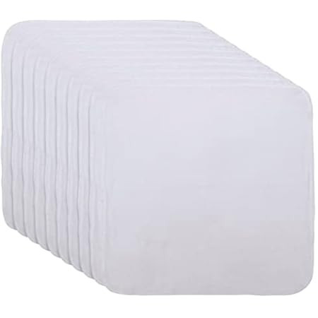 Luxury Bamboo Facial Washcloths by LORAN, Soft and Gentle Cleansing for Sensitive, Delicate Skin,... | Amazon (US)