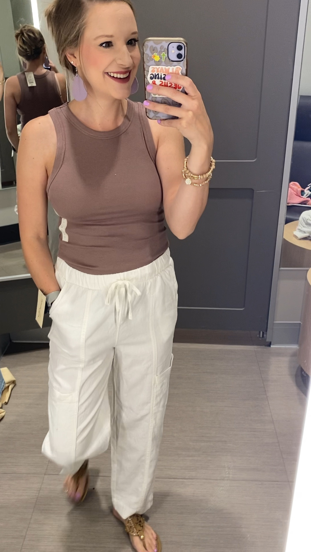 Target circle week sale on ribbed knit tank tops!! Tank tops on sale for $5! Linen cargo pants! Linen cargo joggers on sale 30% off!! 