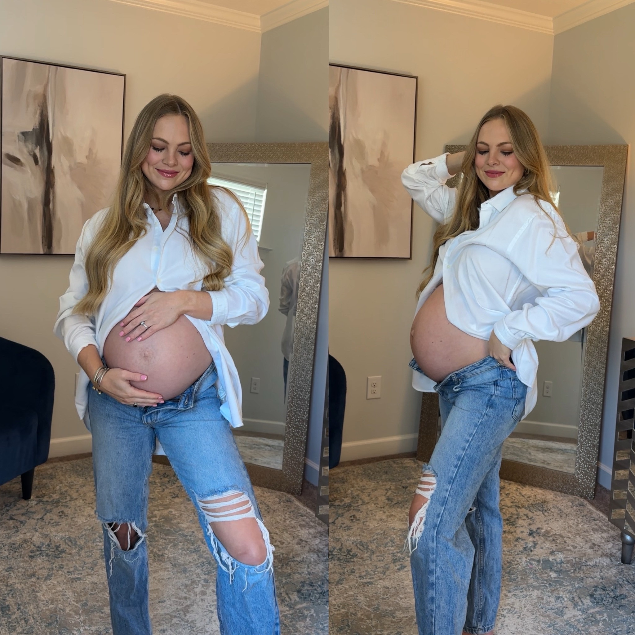 Maternity photos photoshoot outfit idea
Denim
White button down
Bump friendly
Pregnant 
Summer
Amazon 
Sexy 


#LTKStyleTip #LTKFindsUnder50 #LTKBump