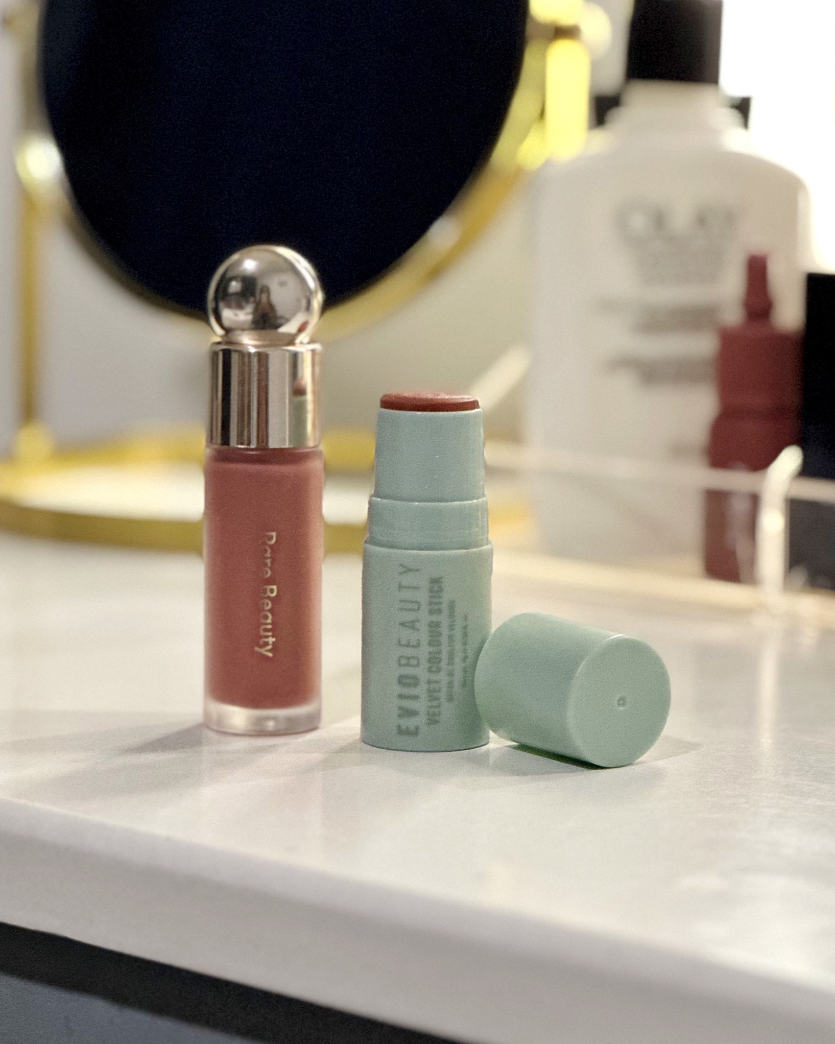 Two highly pigmented blushes — they look gorgeous blended together! #rarebeauty #eviobeauty #drugstorebeauty #sephorabeauty #blushcombo 

#LTKstyletip #LTKfindsunder50 #LTKbeauty