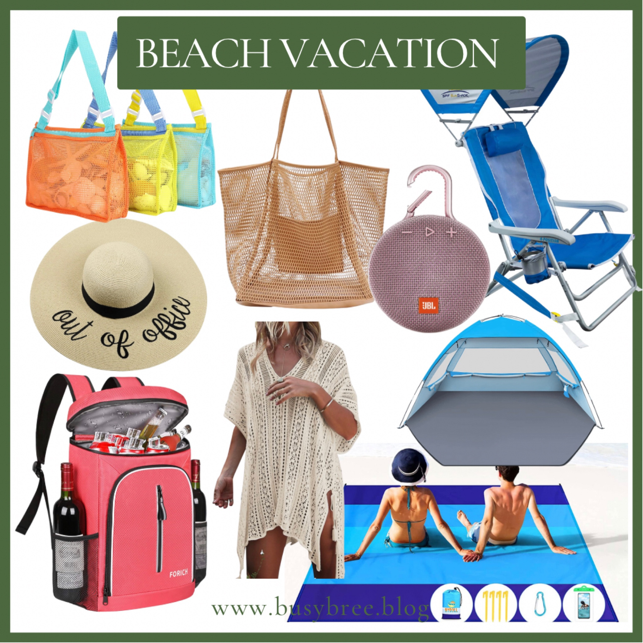 Beach vacation must haves, beach accessories 

#LTKswim #LTKtravel #LTKsalealert