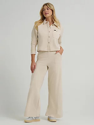 Women's Wide Leg Pull On Knit Pant | Lee Jeans