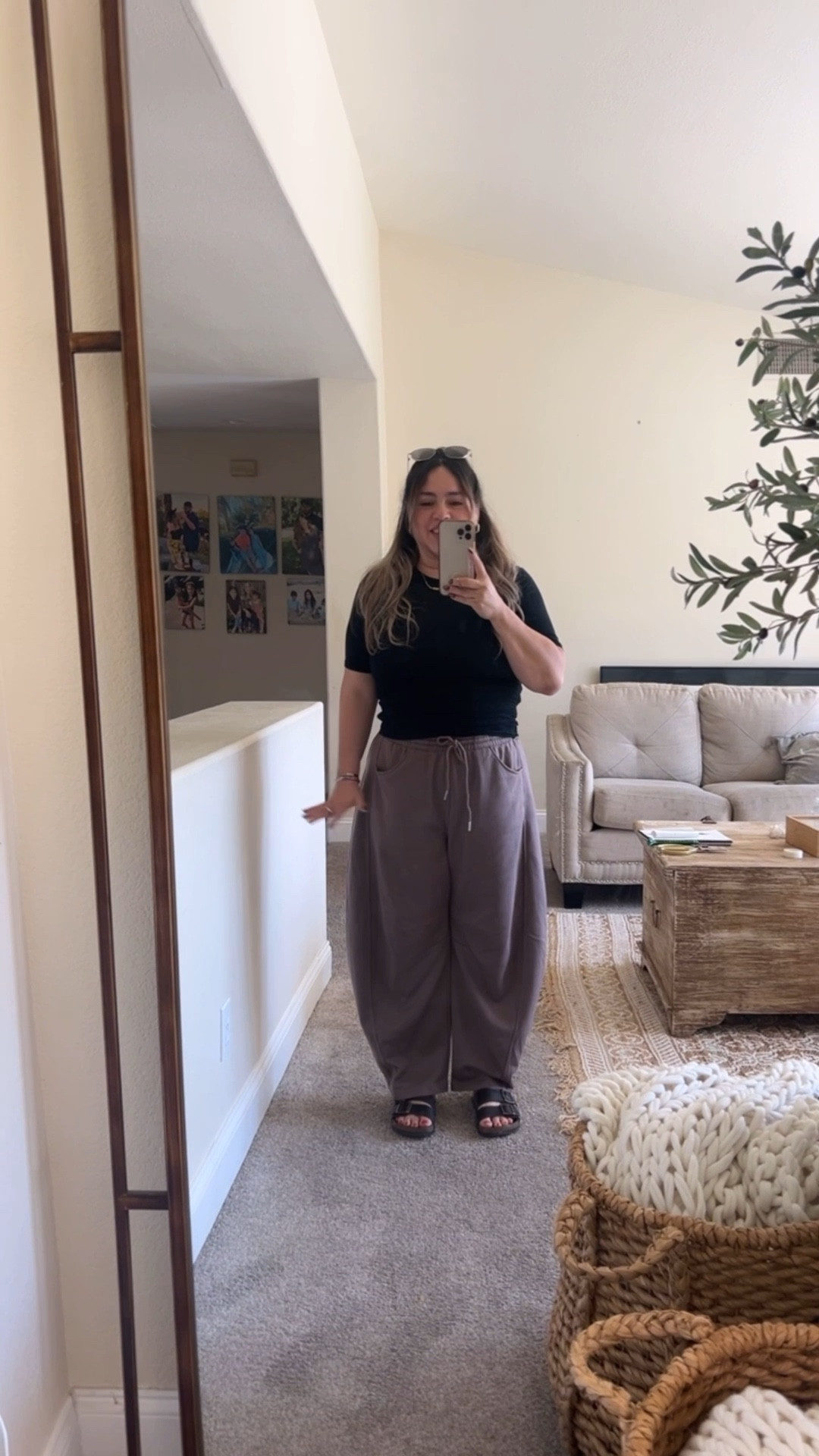 Momfit of the day. ✨Love these pants. Size Med. Top size Med. #amazonfinds

#LTKmomlife #LTKMidsize #LTKootd