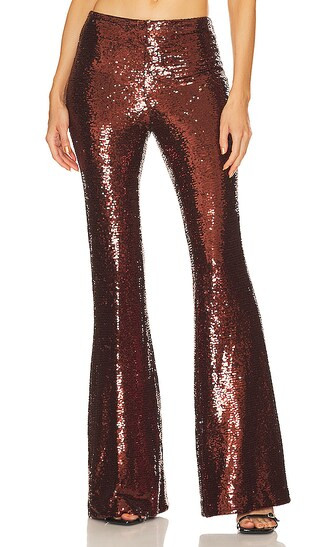 Honor Flared Pant in Bronze | Revolve Clothing (Global)