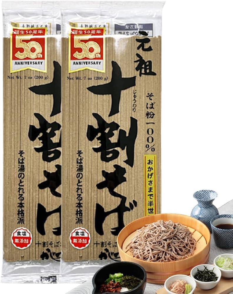 100% Buckwheat Soba Noodles, Gluten-Free, Made in Japan, 17 oz | Amazon (US)