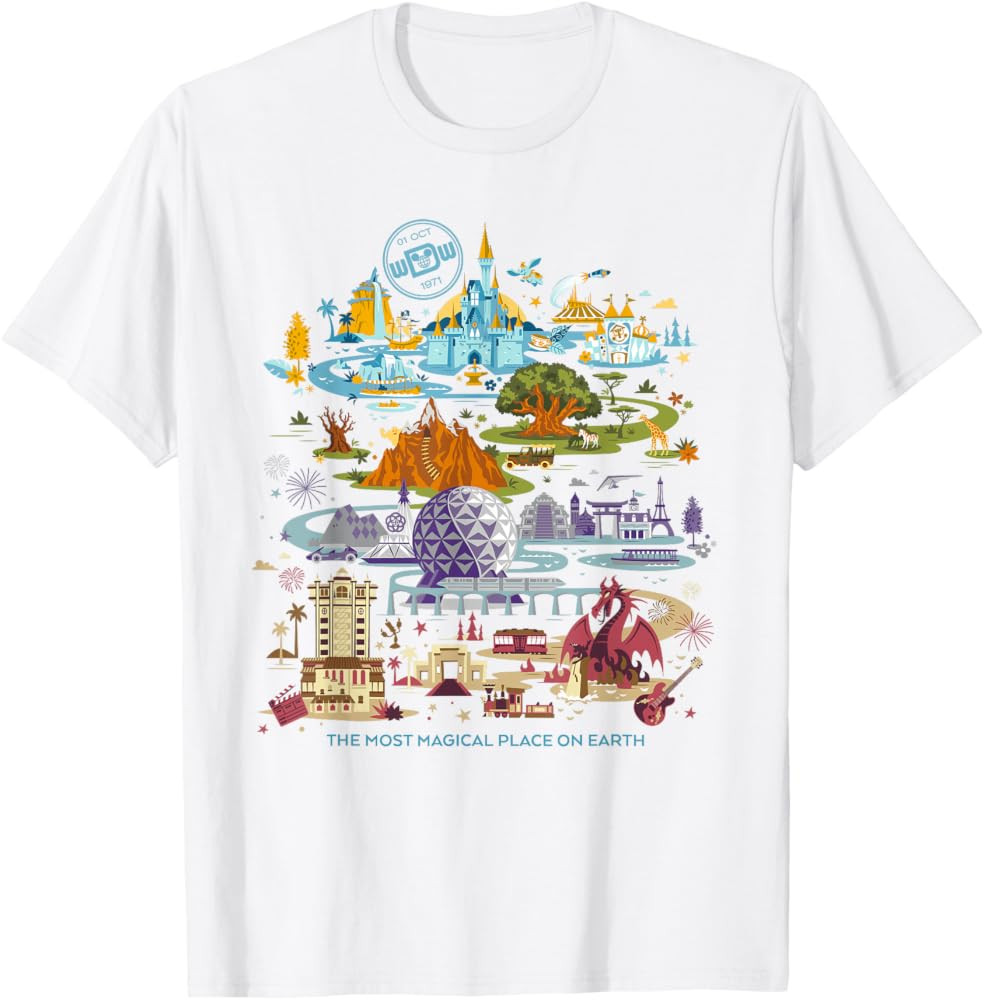 Disney Walt Disney World 50th Anniversary T-Shirt | Amazon (US)