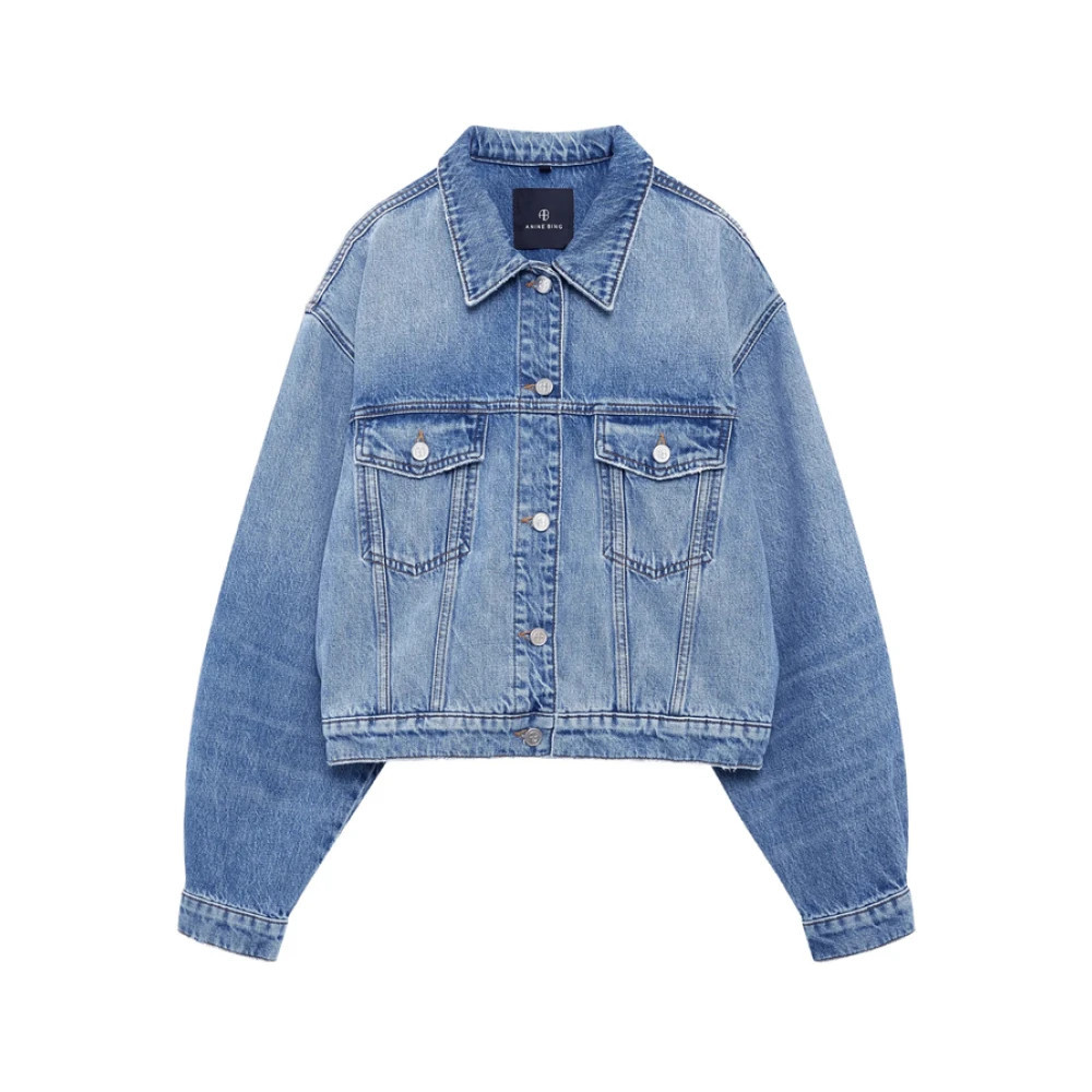 Anine Bing - Denim Shirt - Dames - Blouses & Shirts - Blauw - Maat: XS Denim | Miinto NL