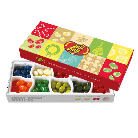 Jelly Belly 10-Flavor Jelly Beans Christmas Gift Box - 4.25 Ounces of Candy with Flavors Guide | Walmart (US)
