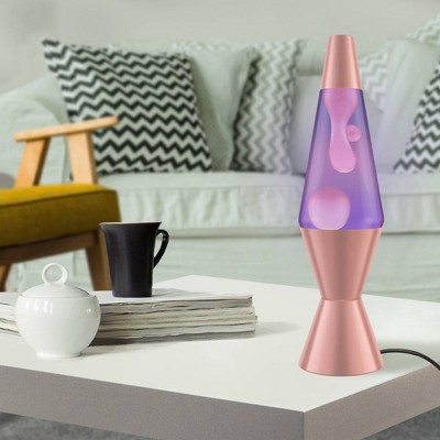 LAVA 14.5" Rose Gold Novelty Table Lamp: Electric Wax Motion Light for All Ages, No Assembly Required | Target