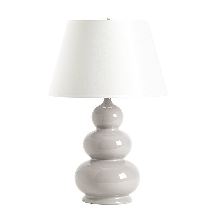 Suzanne Kasler Triple Gourd Lamp - Winter Gray | Ballard Designs | Ballard Designs, Inc.