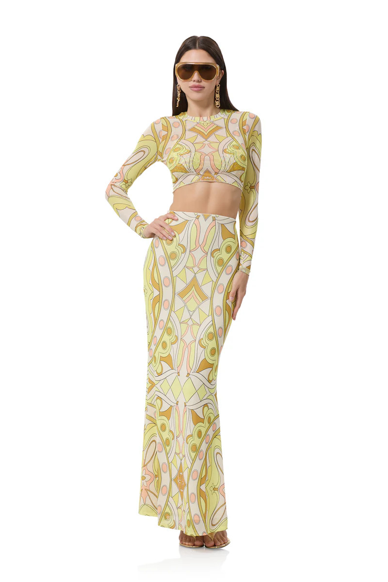 Hardin Top - Geo Scarf | ShopAFRM