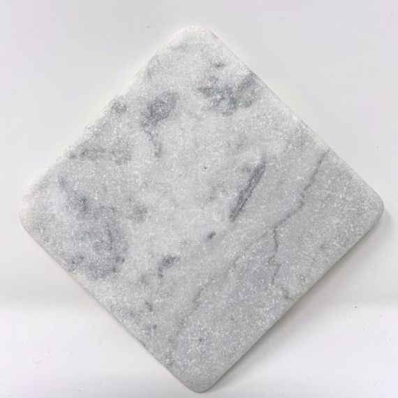 Handmade Carrara White Marble Coasters for Drinks | Etsy (US)