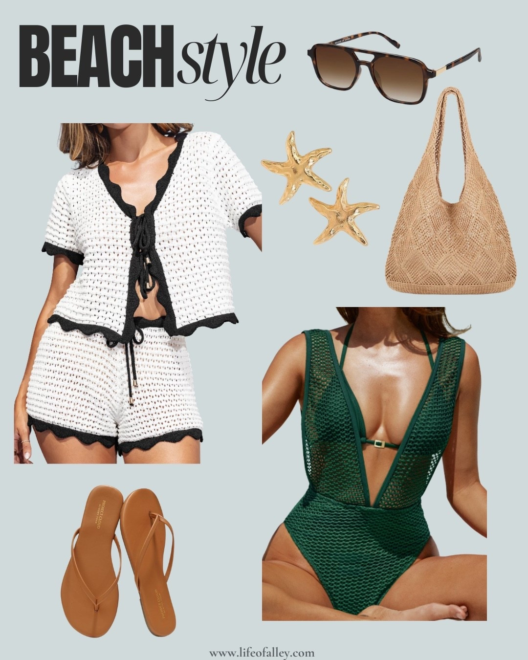 Spring break ready! Vacation outfit idea with crochet cover up set.

#LTKSeasonal #LTKTravel #LTKOver40
