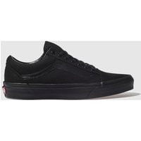 Vans Old Skool Trainers in Jet Black | Schuh