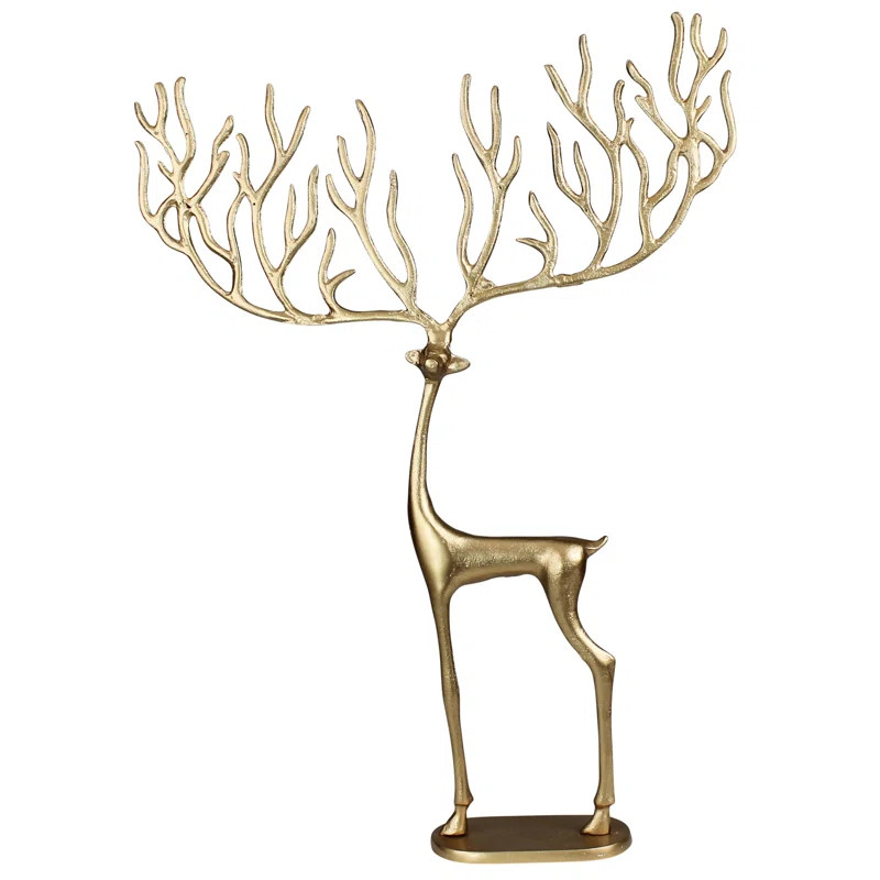 AREOhome Bergen Brass Reindeer & Reviews | Wayfair | Wayfair North America