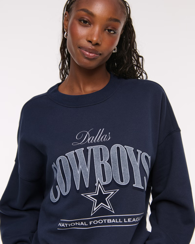 Women's Dallas Cowboys Vintage Sunday Crew | Women's Tops | Abercrombie.com | Abercrombie & Fitch (US)