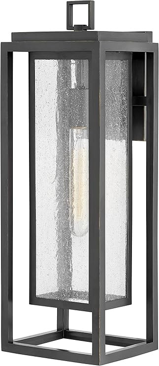 Hinkley Republic 1005OZ-LL Large Outdoor LED Wall Mount Lantern Light - Transitional/Modern, Doub... | Amazon (US)